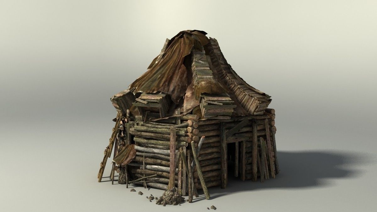 Shacks part 2 3D model_26