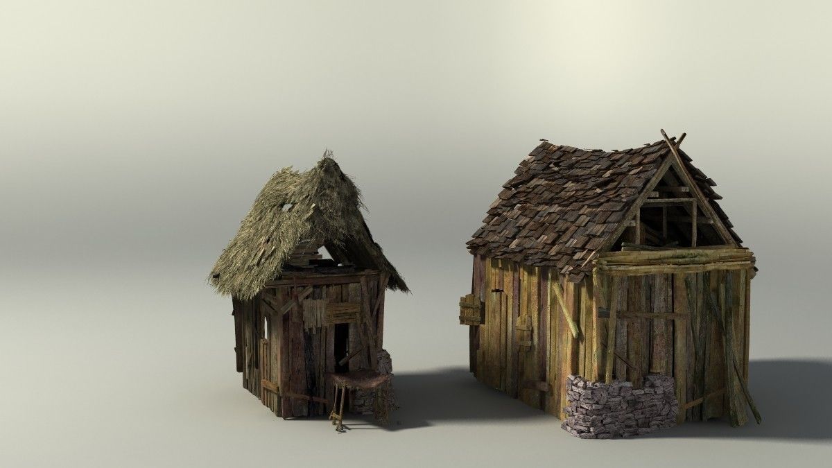 Shacks part 2 3D model_18