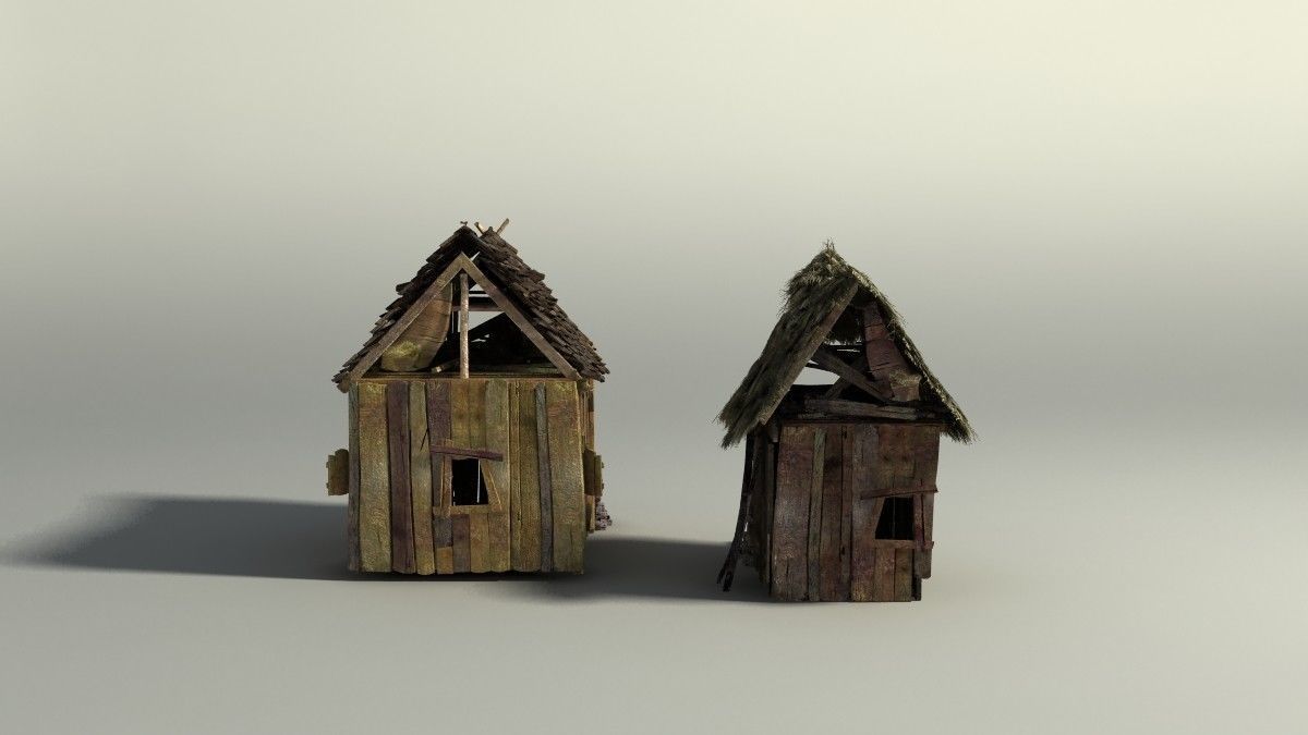 Shacks part 2 3D model_15
