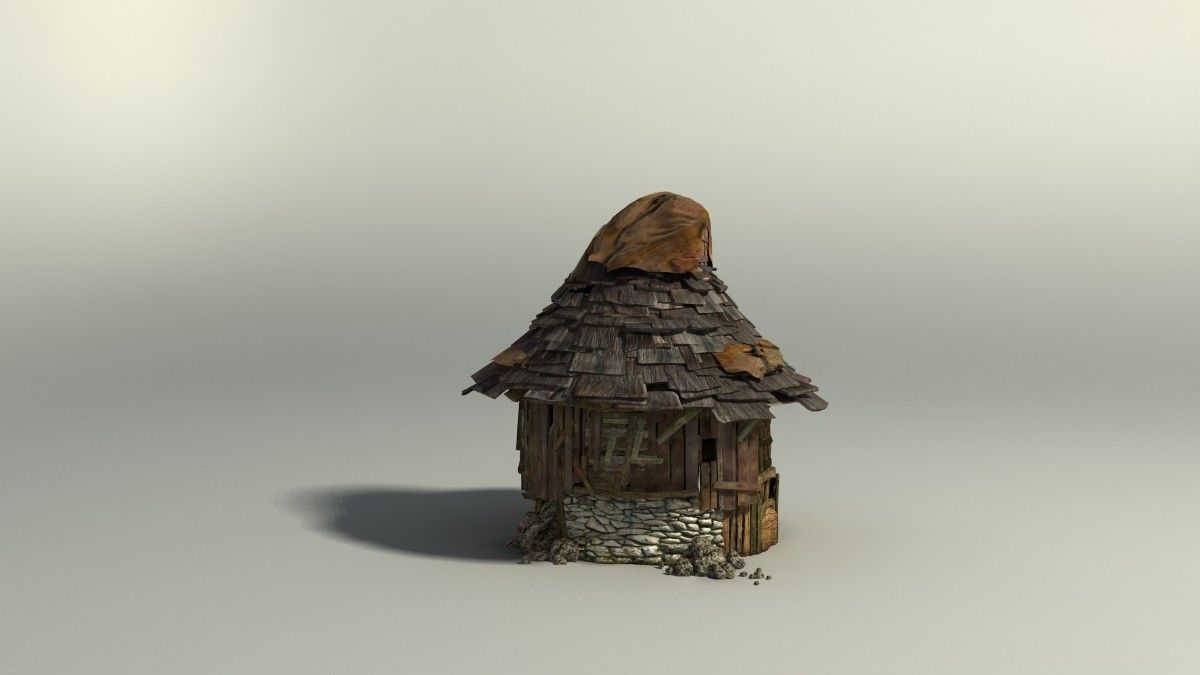 Shacks part 2 3D model_41