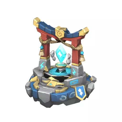 Ability Upgrade Shrine Low Poly PBR Game Asset Low-poly 3D model