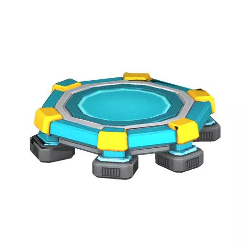Tactical Jump Pad Low Poly PBR Game Asset Low-poly 3D model