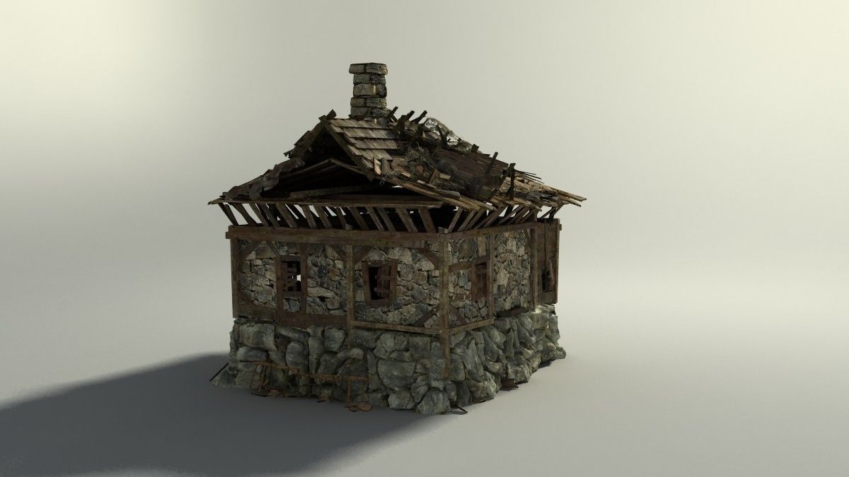 Shack part 3 3D model_12