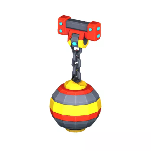 Swinging Pendulum Low Poly PBR Game Asset Low-poly 3D model