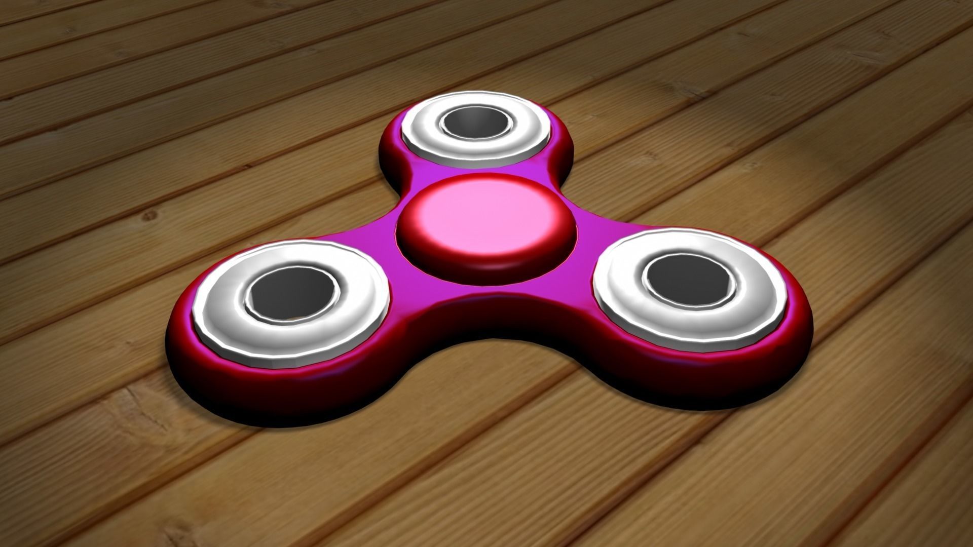 Fidget Spinner 3D Model Low-poly 3D model_1