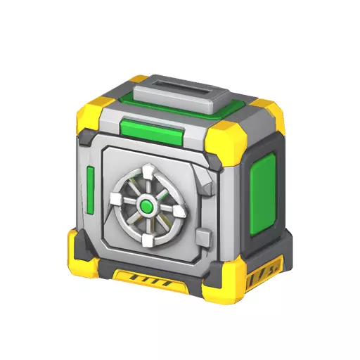 Money Collector Vault Low Poly PBR Game Asset Low-poly 3D model