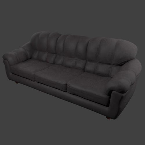 Couch with  Leather Variation