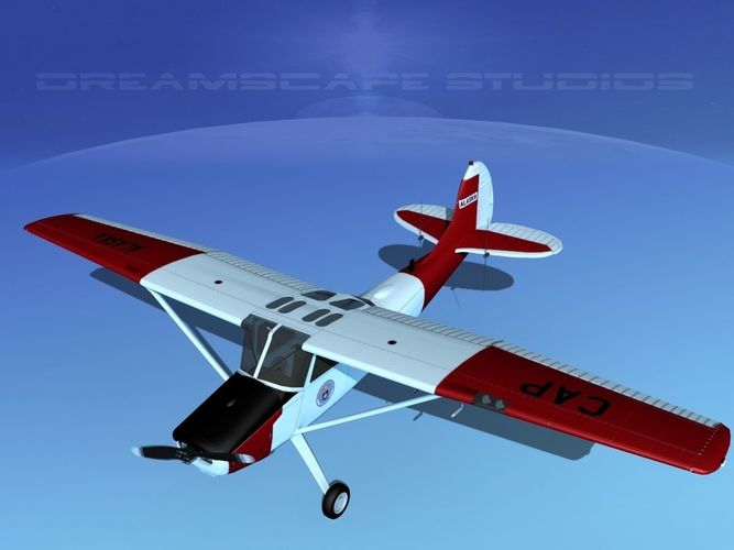 Cessna O-1E L-19 Civil Air Patrol Alaska 3D model