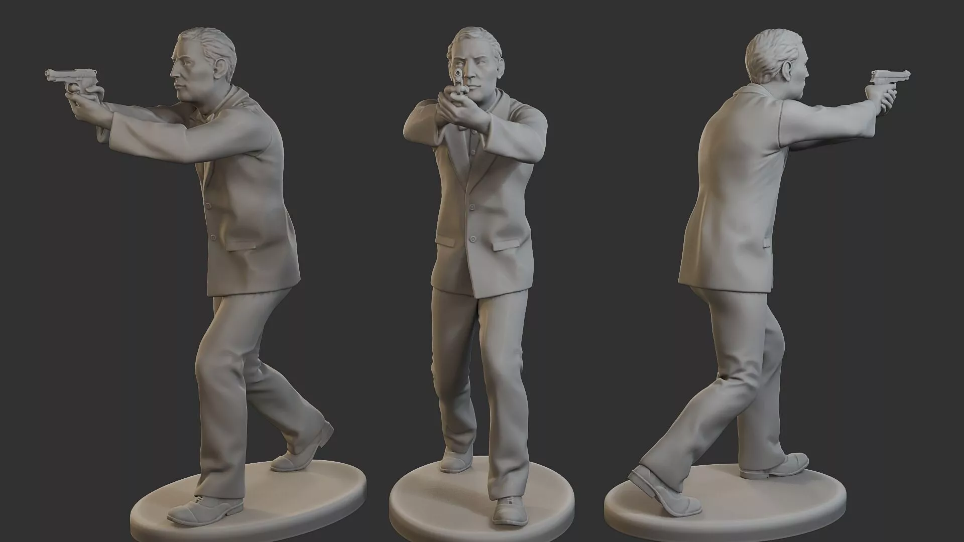 Male Spy Agent MSA1 006 3D print model