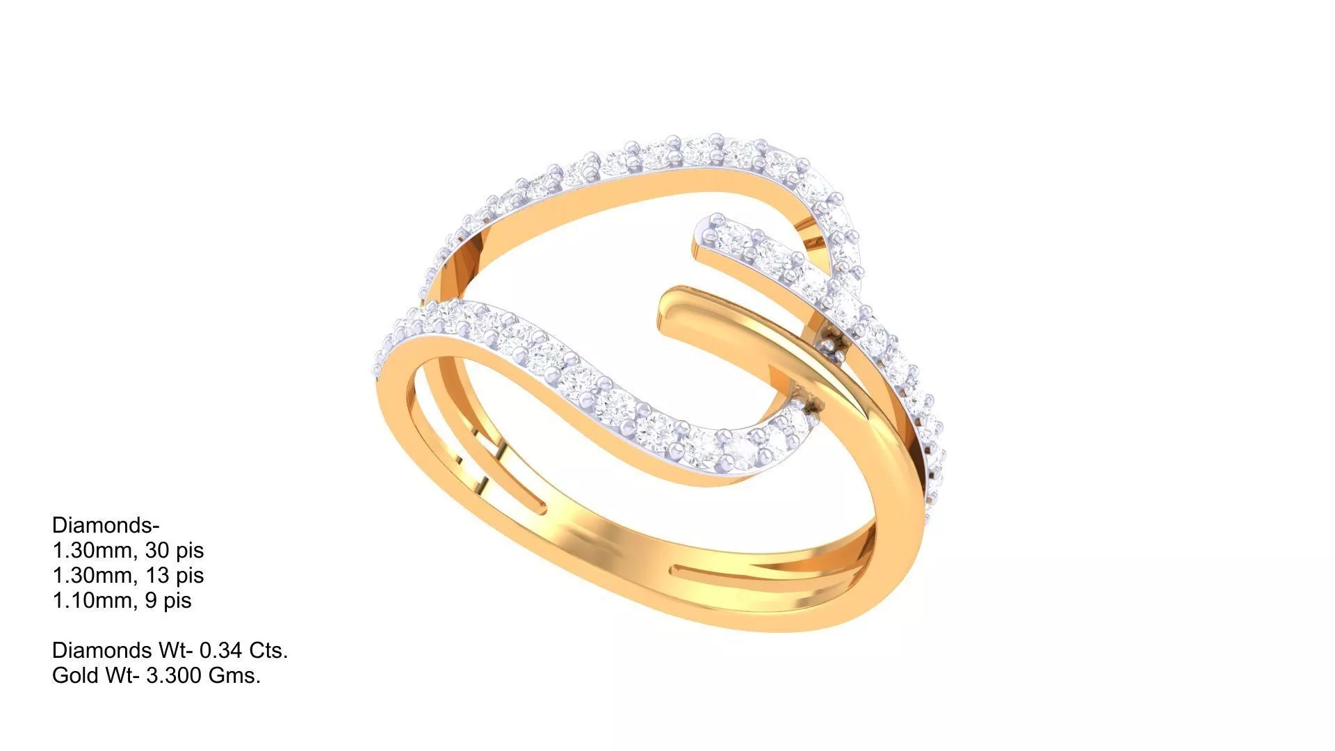 Diamond Ring 3D print model