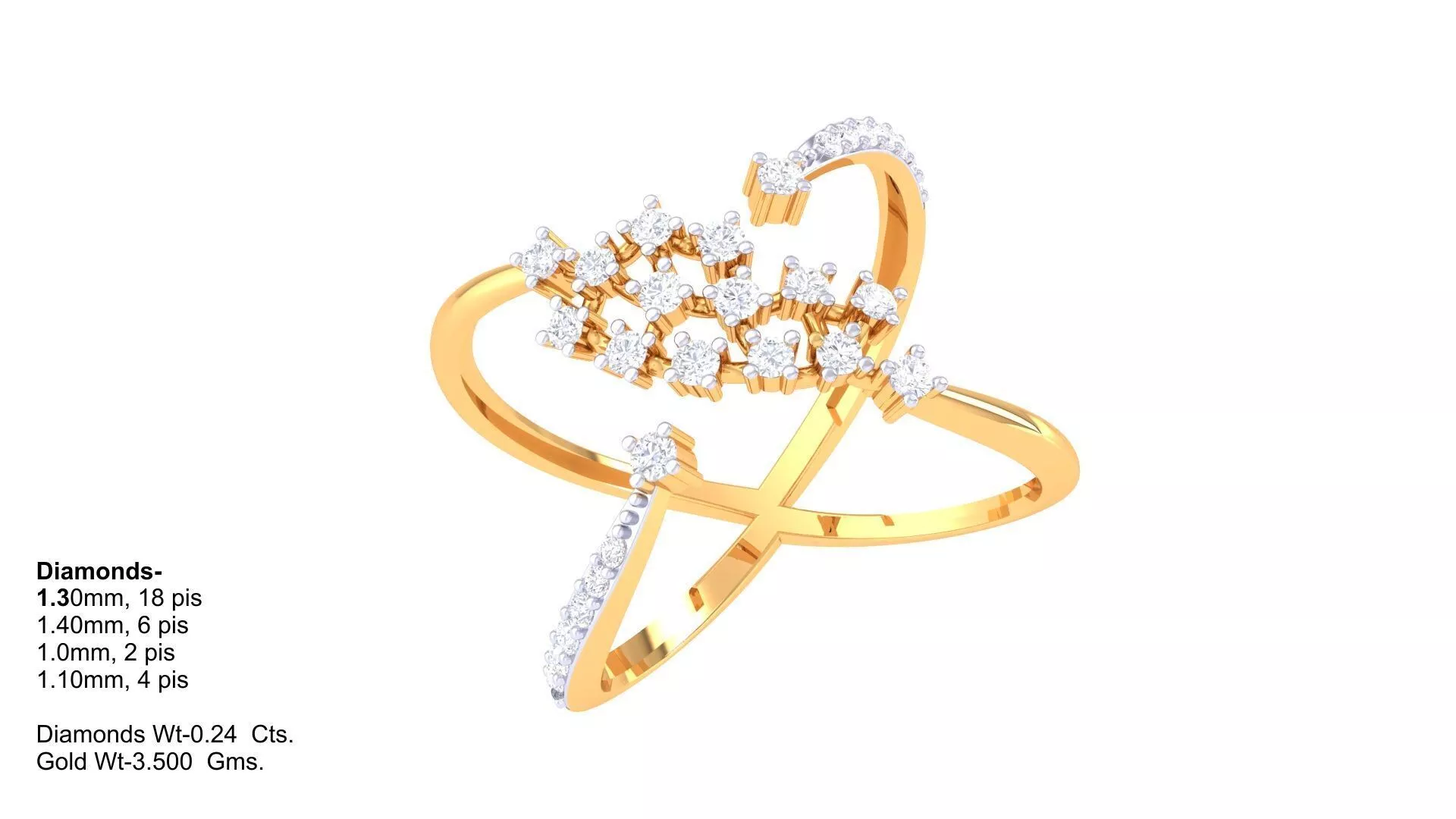 Diamond Ring 3D print model
