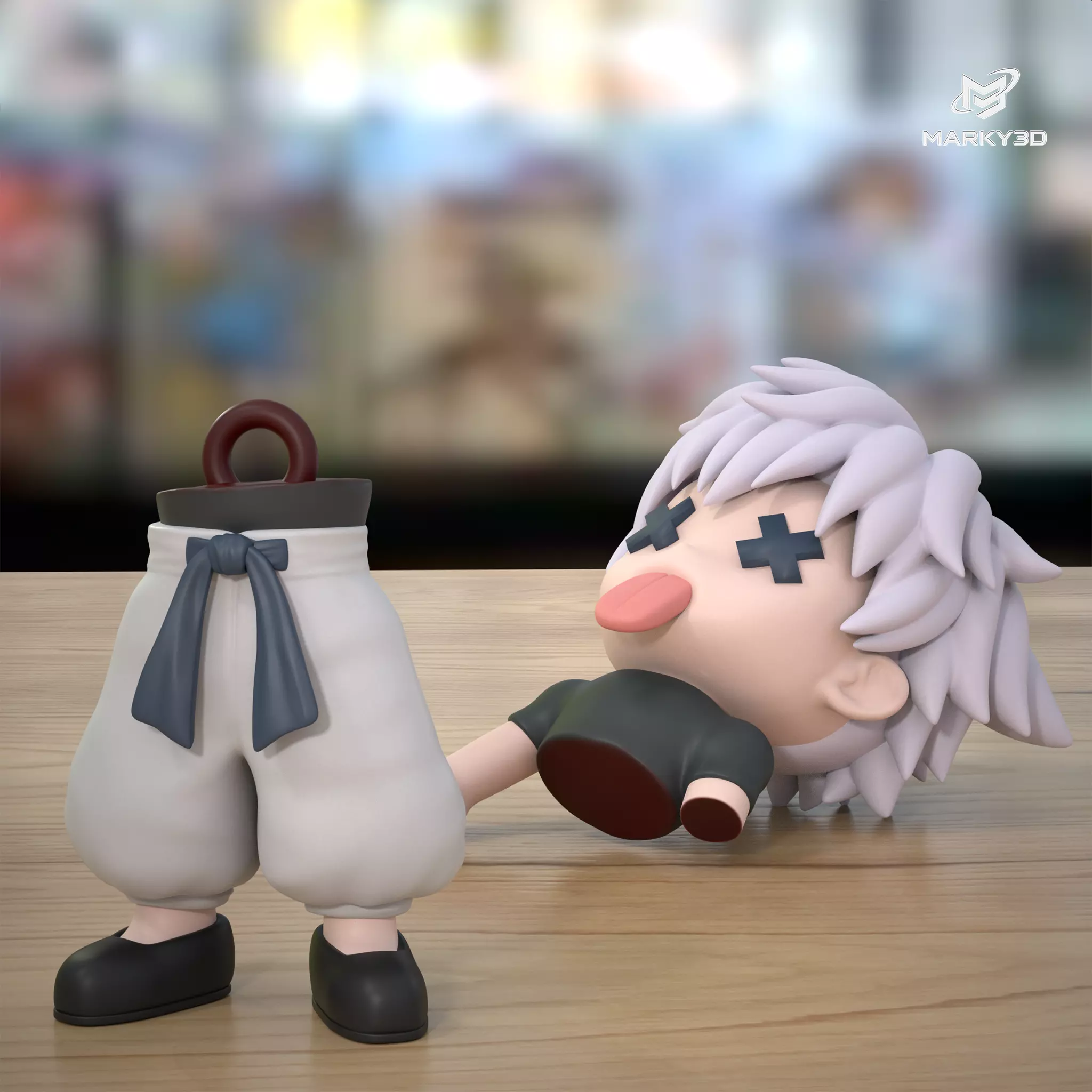 Gojo Satoru Keychain Jujutsu Kaisen Free 3D print model