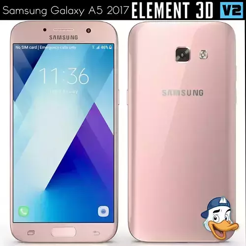 Samsung Galaxy A5 2017 for Element 3D