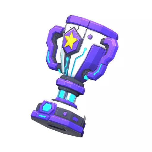 Tech Achievement Trophy Low Poly PBR Game Asset Low-poly 3D model