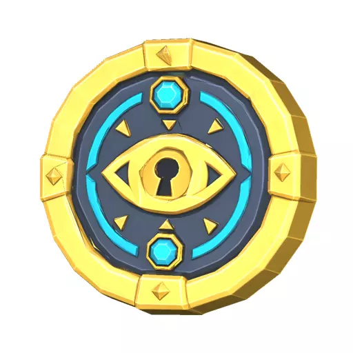 Mystery Coin Low Poly PBR Game Asset Low-poly 3D model