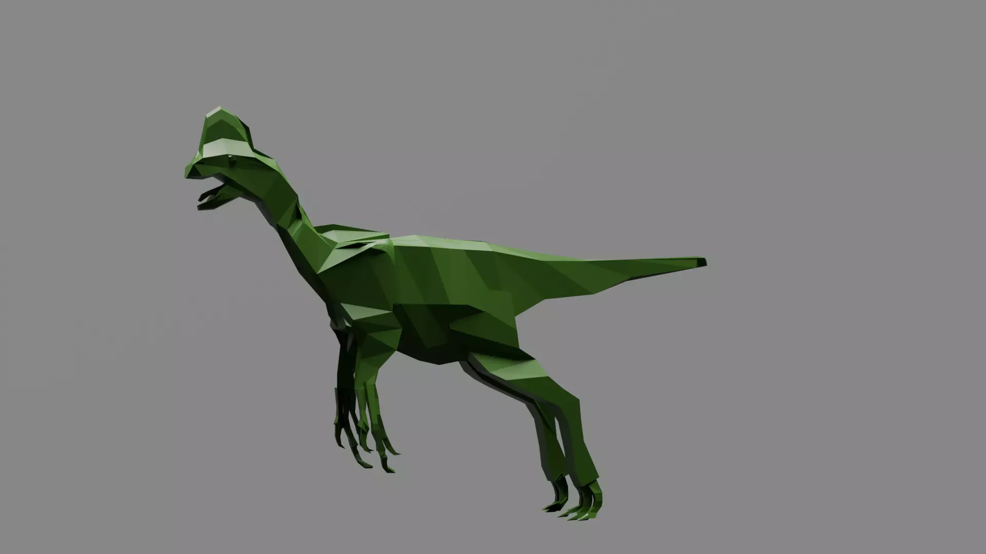 LowPoly Dino - Rigged and Gameready Low-poly 3D model