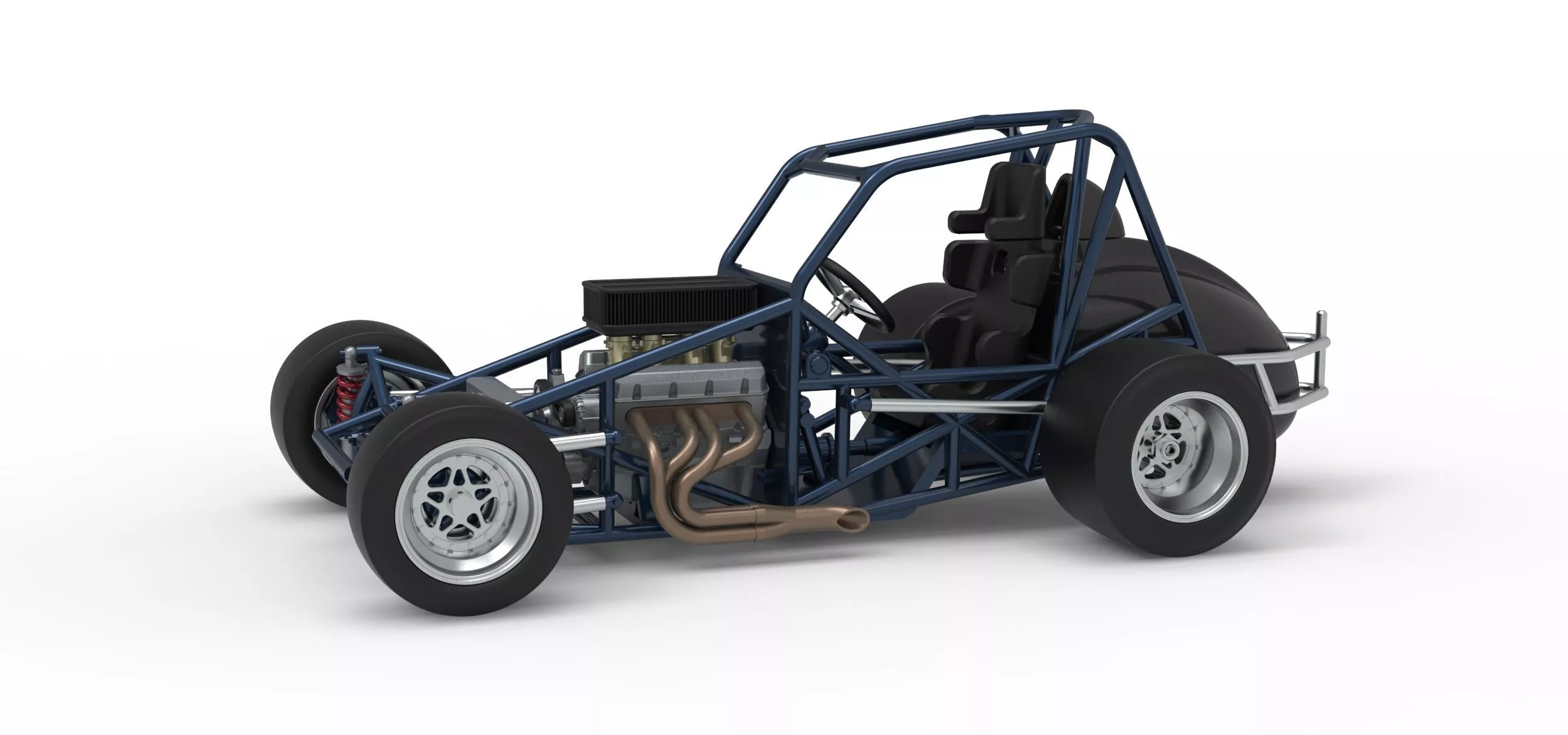 Sprint car Base Version 2 Scale 1 to 25 3D print model