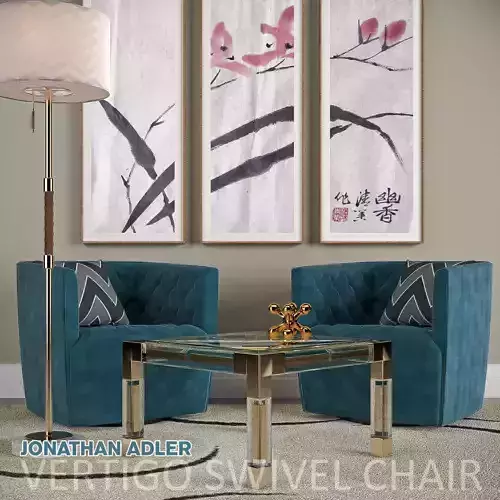 VERTIGO SWIVEL CHAIRS 3D model