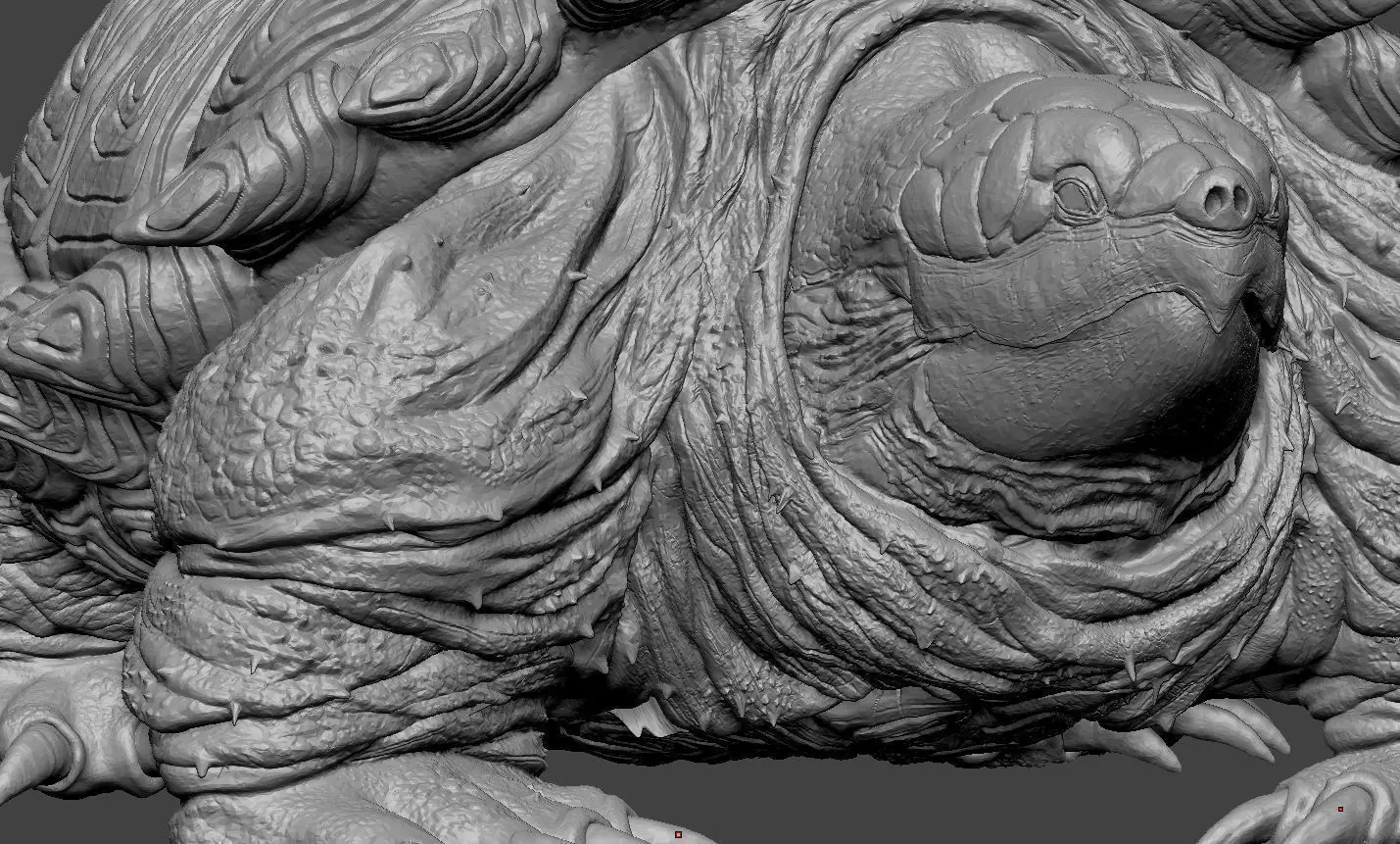 Fantasy Turtle Creature 3D print model