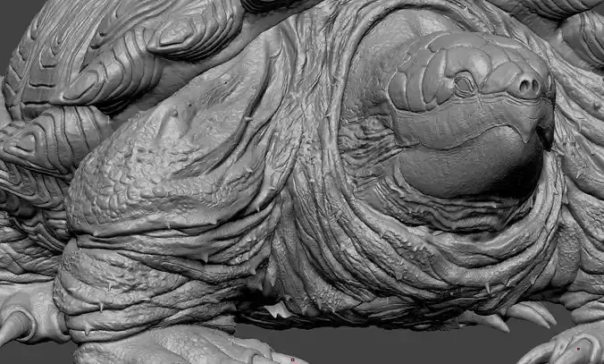 Fantasy Turtle Creature 3D print model