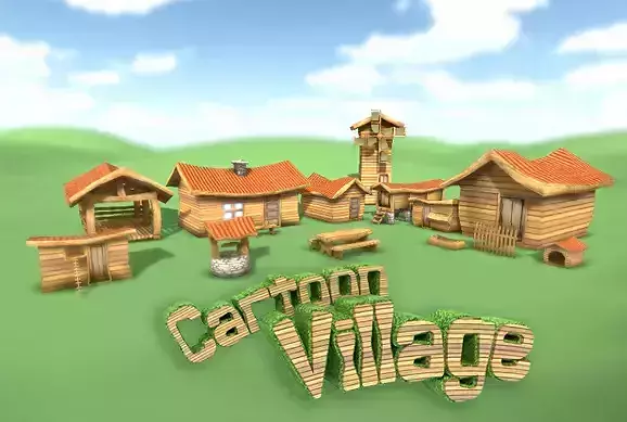 Cartoonish Village