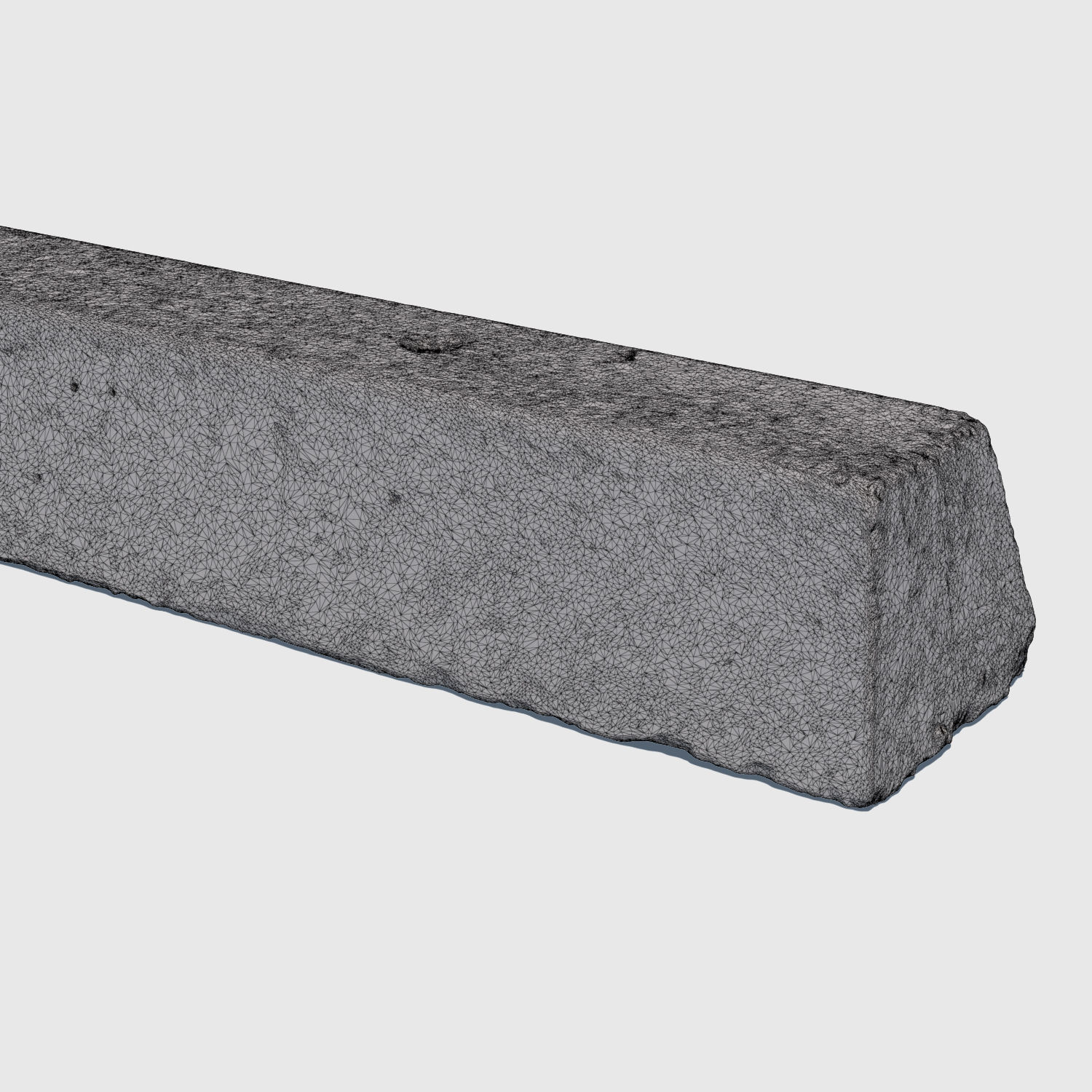 Parking Curb--3D Scan 3D model_5
