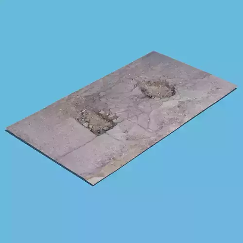 Damaged Asphalt-3D Scan