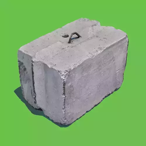 Concrete Block-3D Scan 3D model