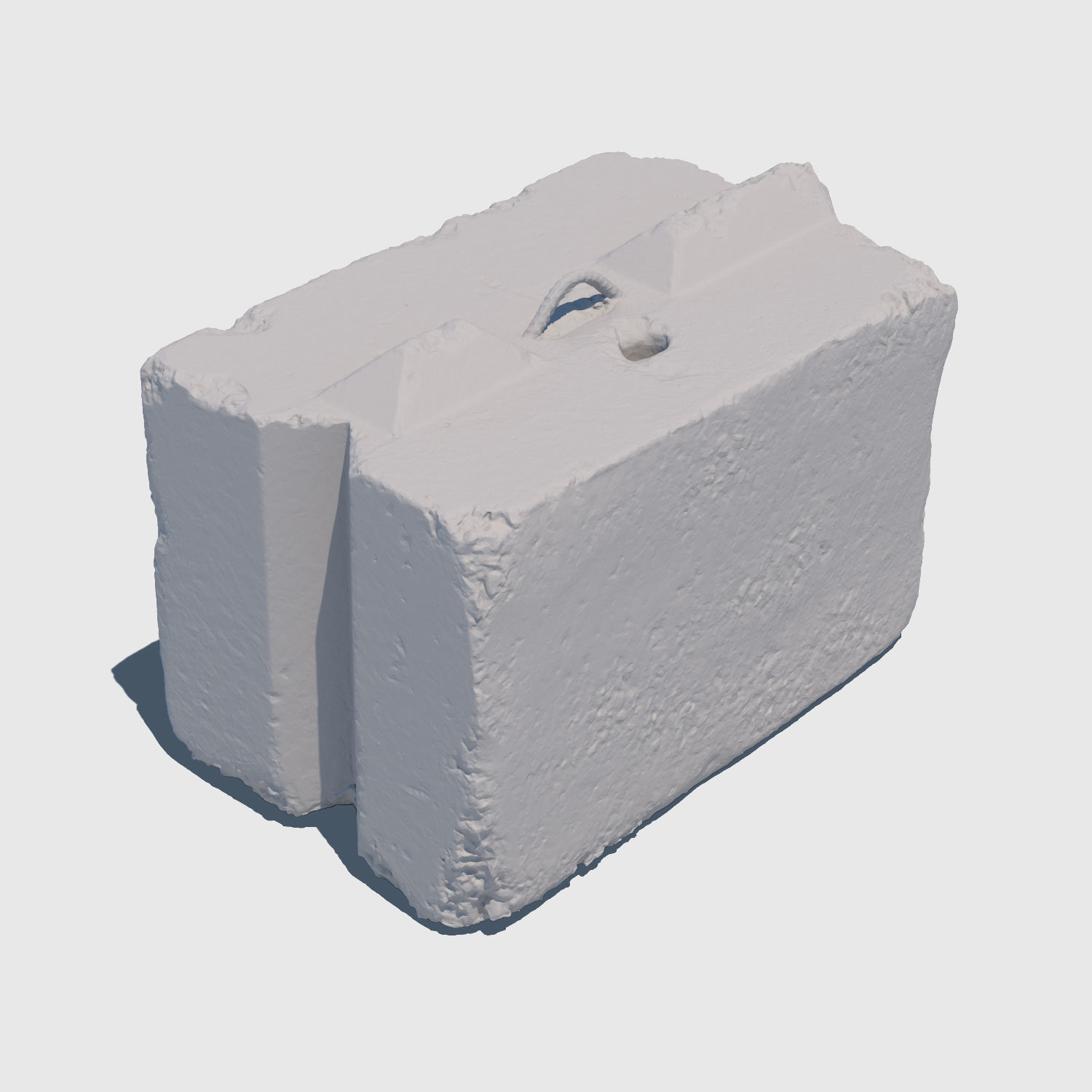 Another Concrete Block-3D Scan 3D model_4