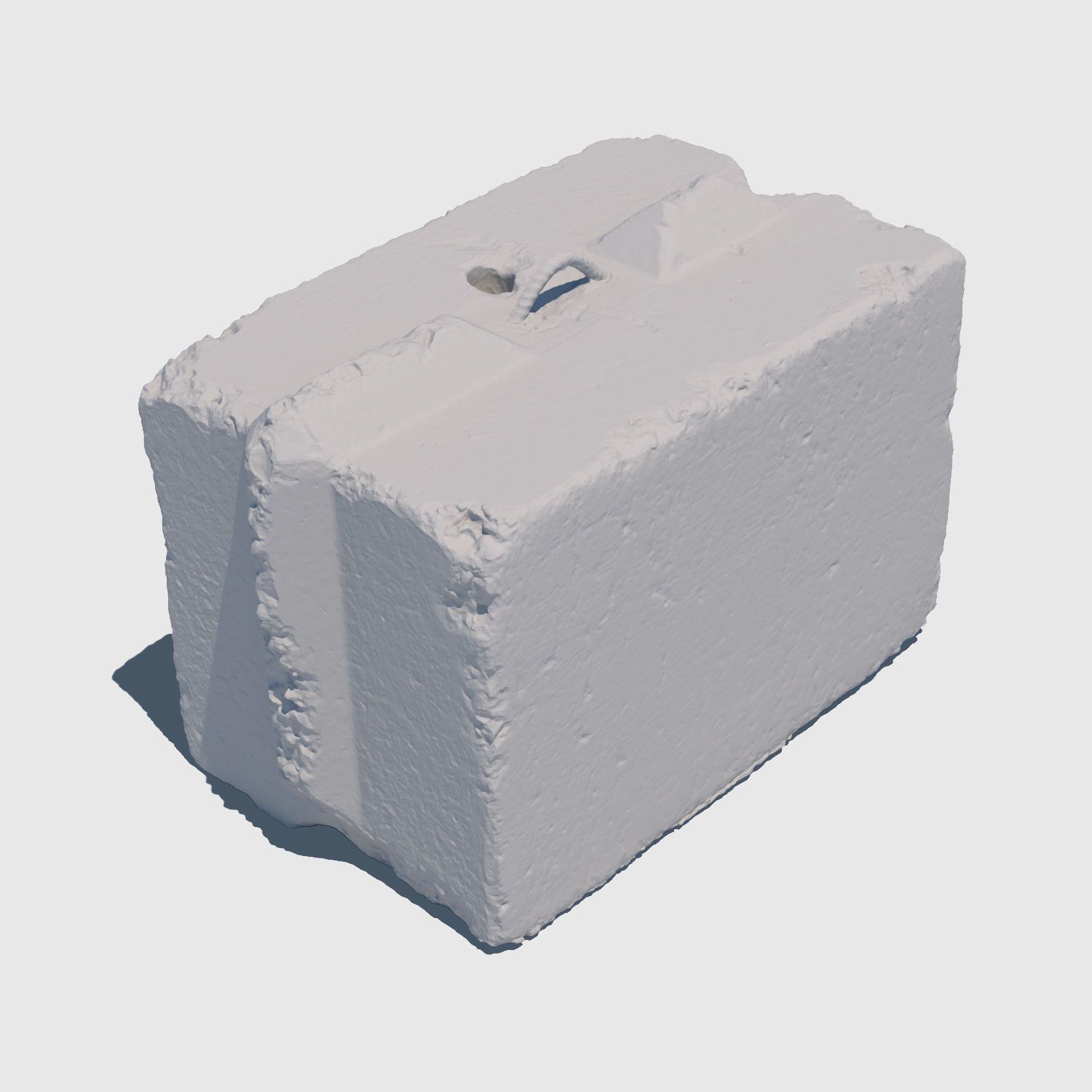 Another Concrete Block-3D Scan 3D model_1