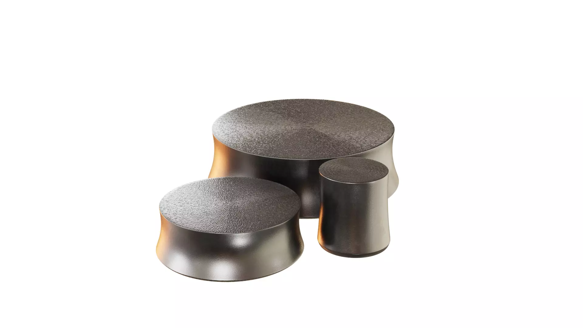Coffee table set 3D model