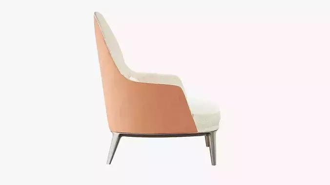 Armchair 3D model 4