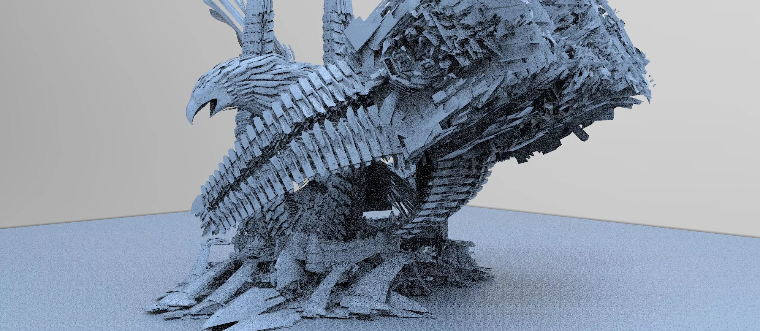Claws of the raven city extended city 1 3D model