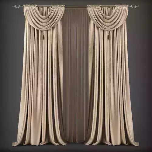 Curtain 3D model 276