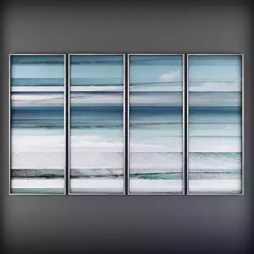 Picture Frames Low-poly 3D model
