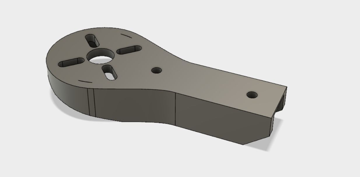 Drone Motor Mount Free 3D print model_2
