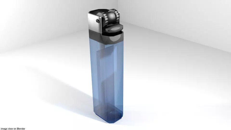 Lighter - Bic 3D model