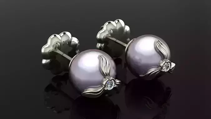 Pearl earrings 062