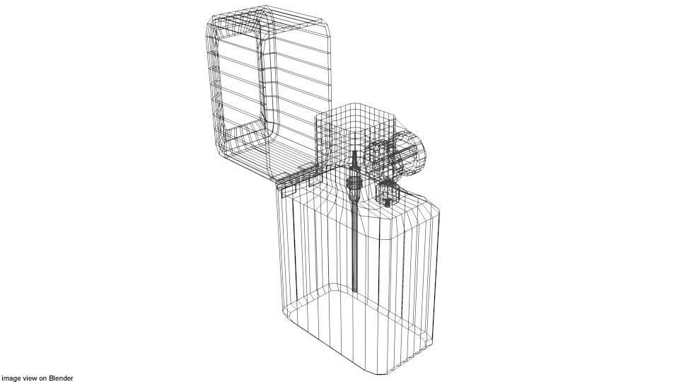 Lighter - Zippo 3D model_3