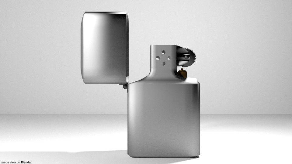 Lighter - Zippo 3D model_1