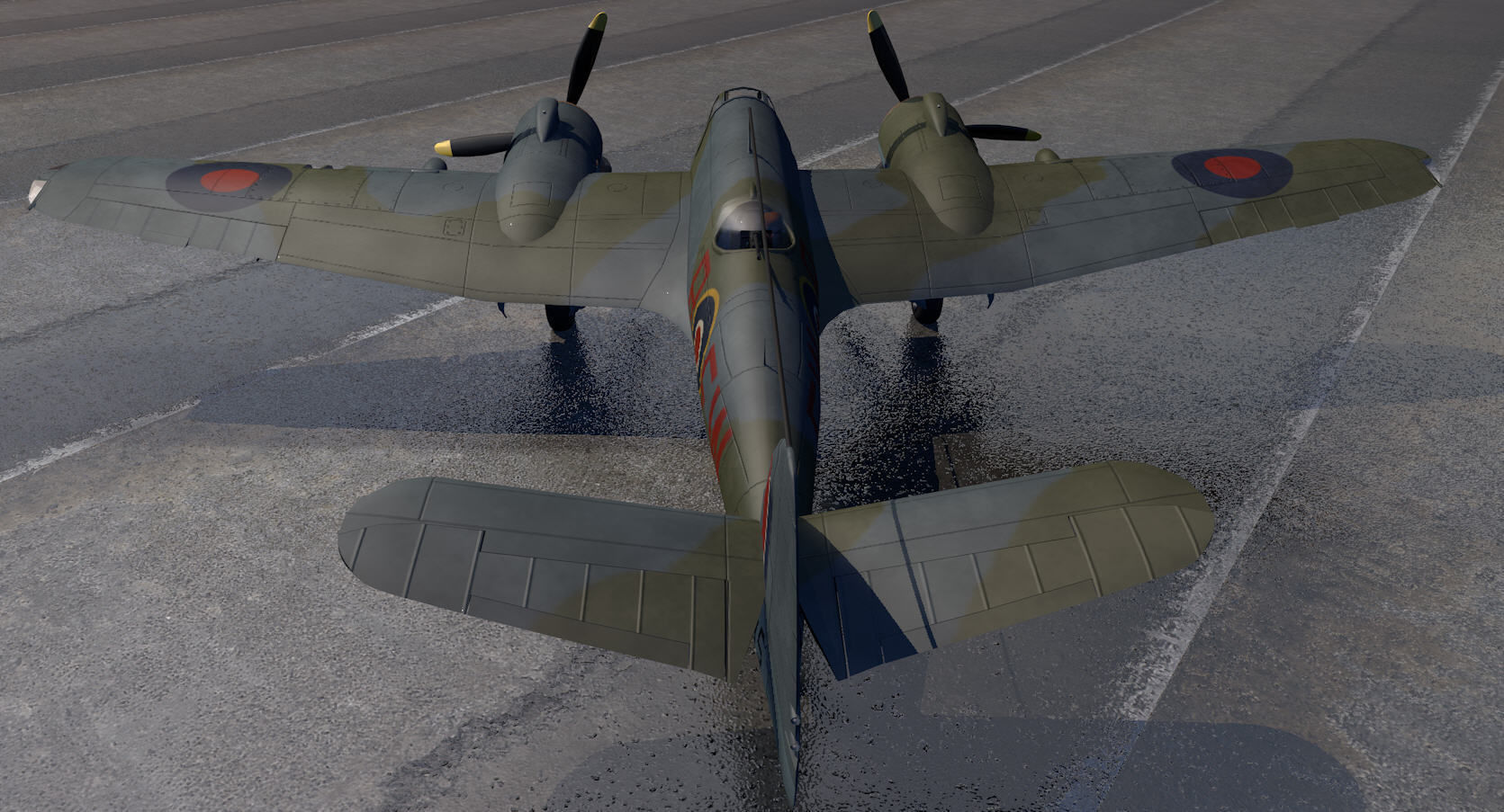 Bristol Beaufighter Mk-10 3D model_9