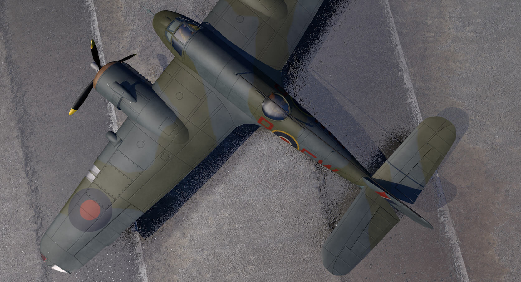 Bristol Beaufighter Mk-10 3D model_10