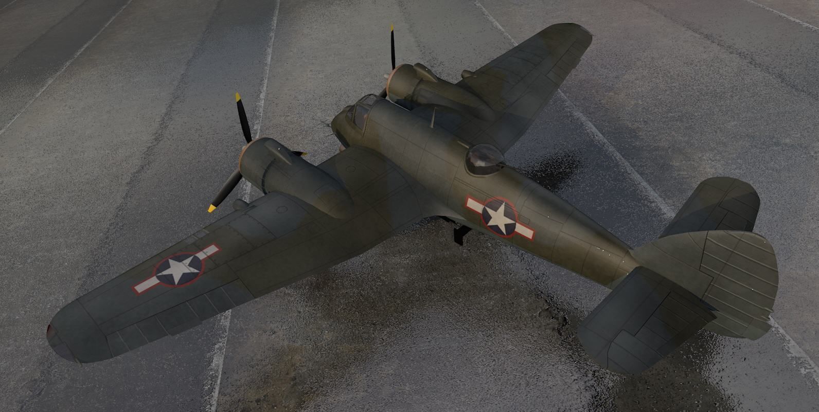 Bristol Beaufighter Mk-10 3D model_7