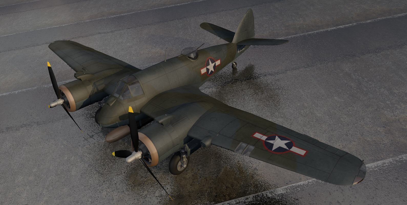 Bristol Beaufighter Mk-10 3D model_3