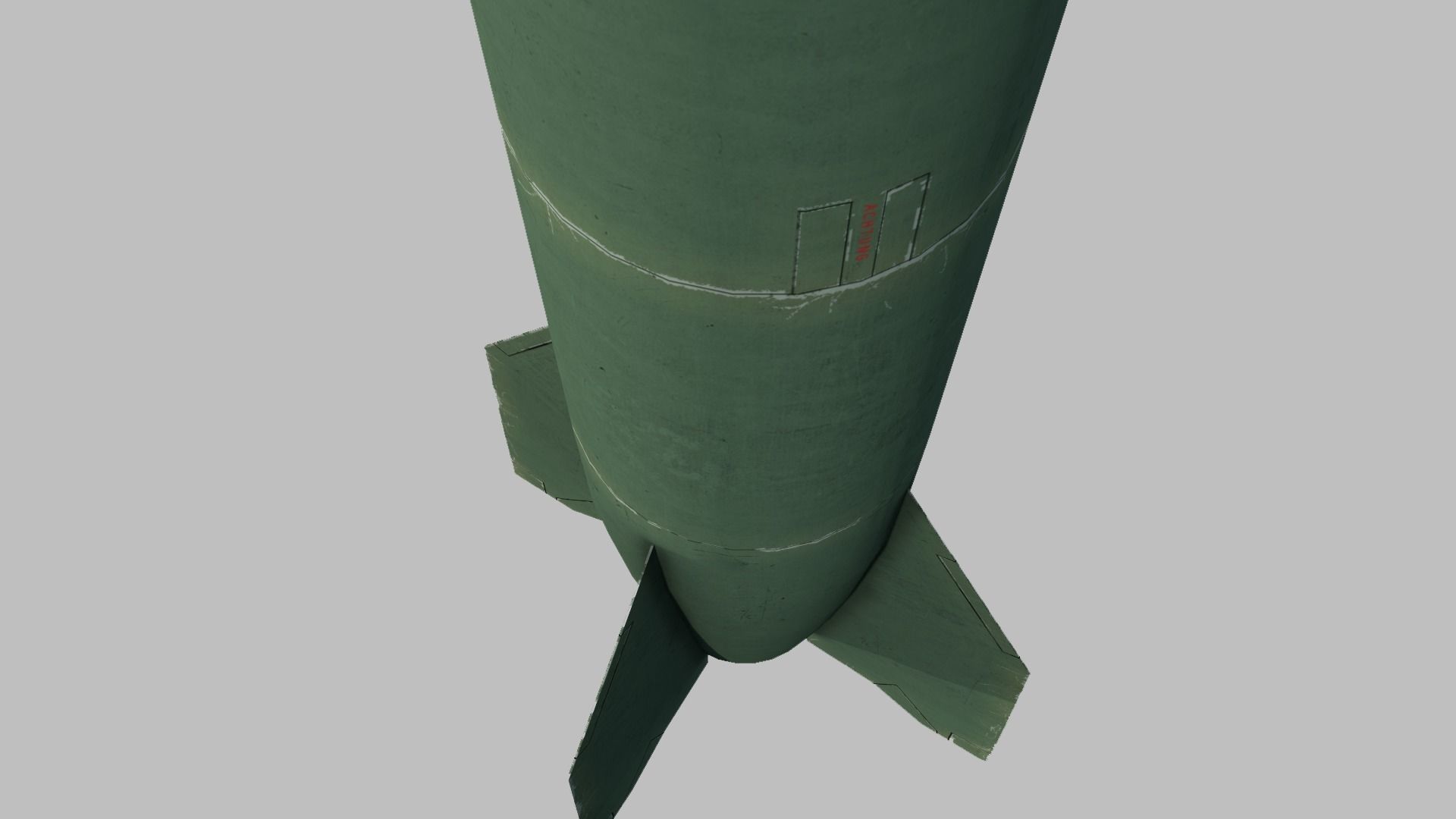  V-2 Ballistic Missile Low-poly 3D model_5