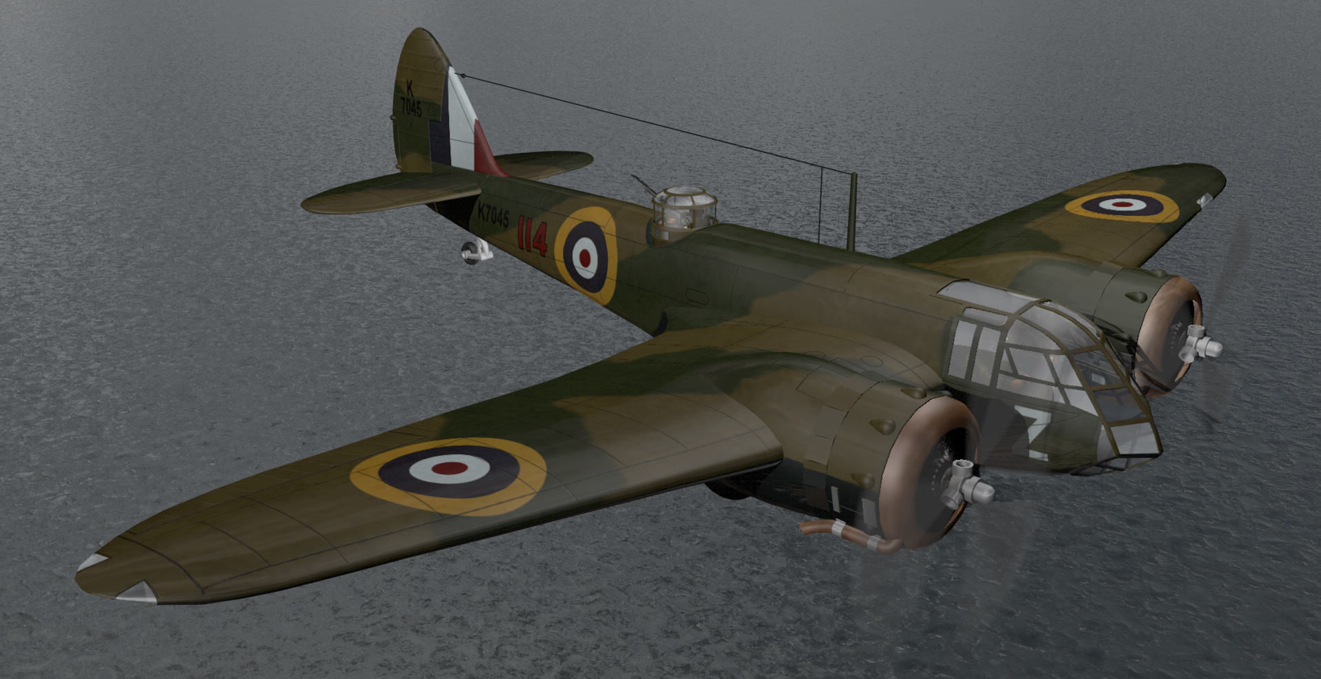 Bristol Blenheim Mk-1 3D model_8