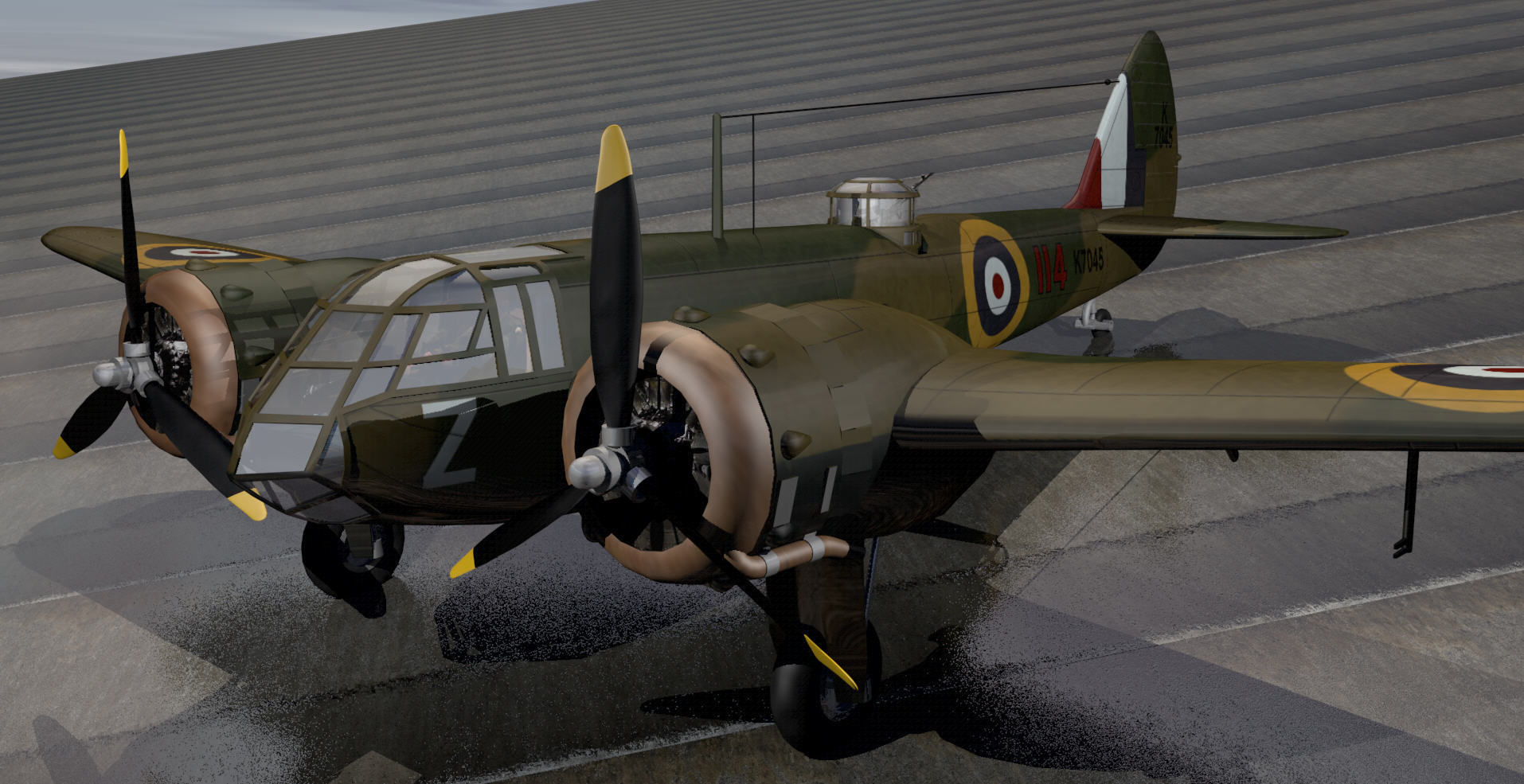 Bristol Blenheim Mk-1 3D model_2
