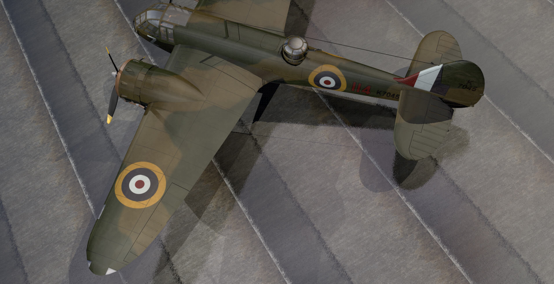 Bristol Blenheim Mk-1 3D model_6