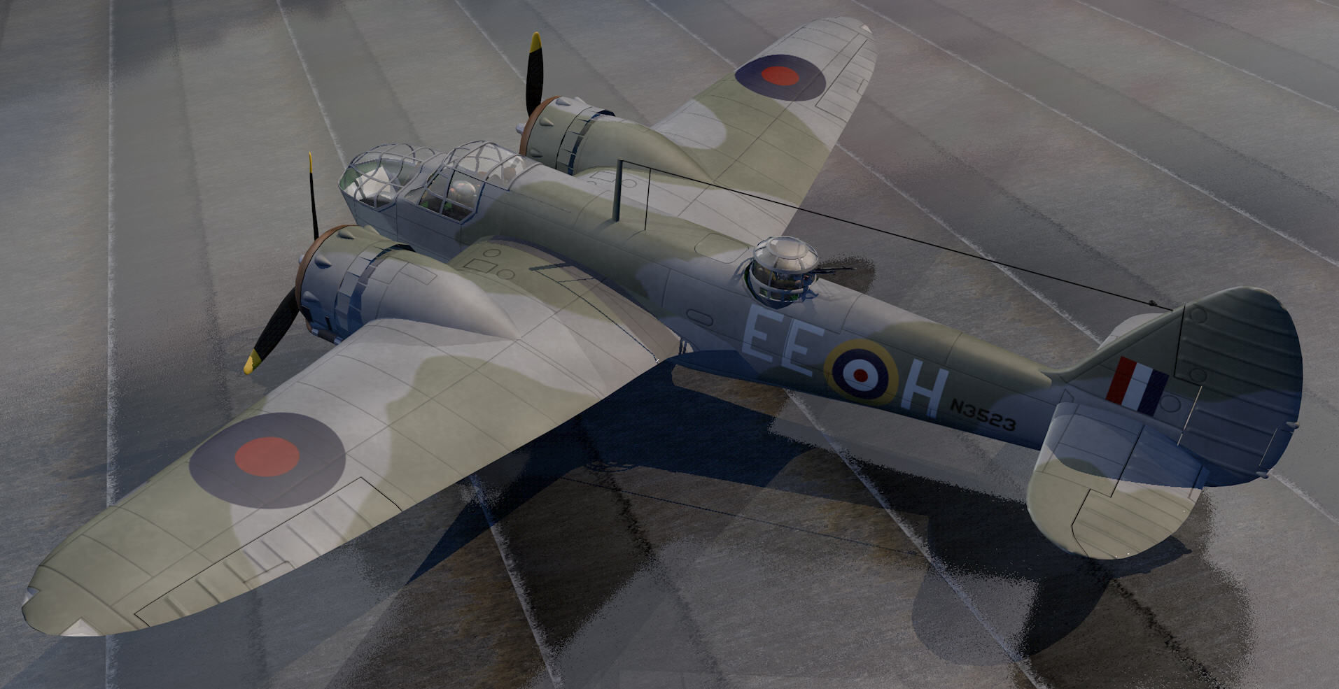 Bristol Blenheim Mk-4F Bolingbroke - RCAF 3D model_1