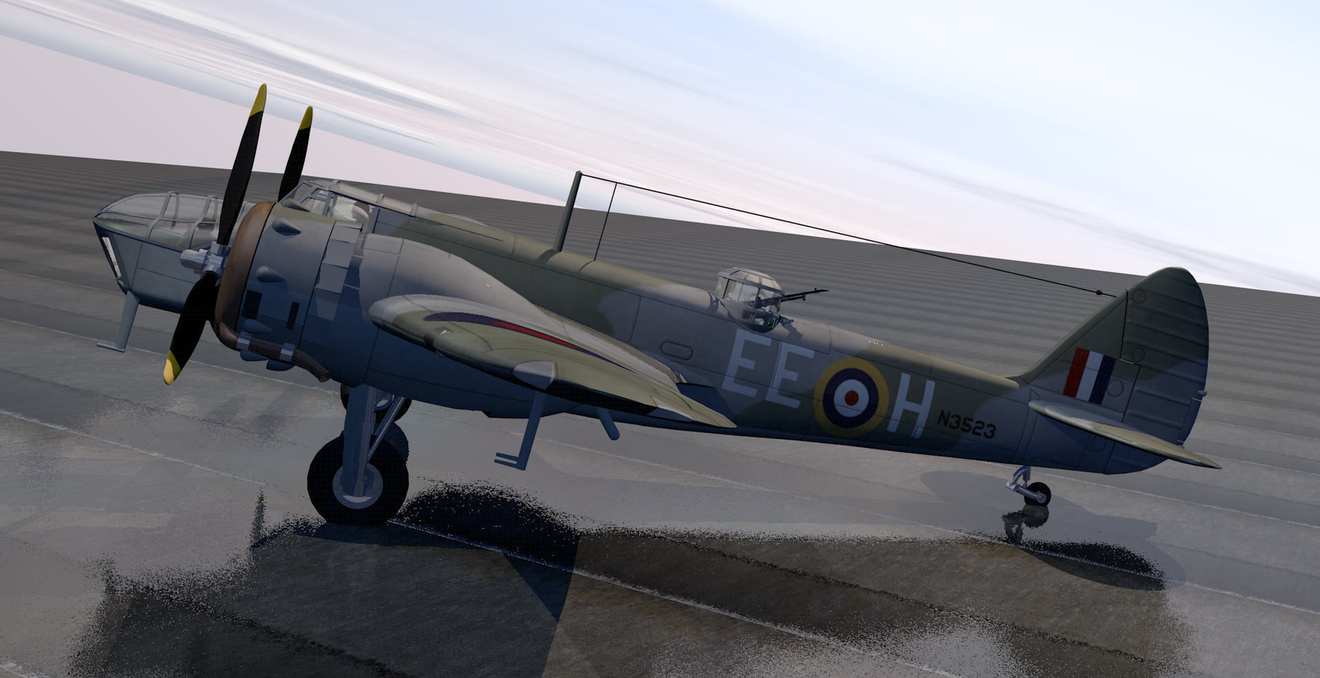 Bristol Blenheim Mk-4F Bolingbroke - RCAF 3D model_2